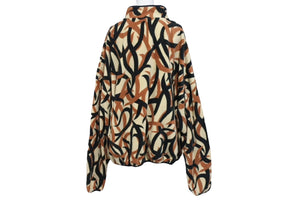 新品未使用 SAINT MICHAEL セントマイケル FLEECE PLOVR フリースプルオーバー SM-YS1-0000-061 サイズL カモ柄 ポリエステル 中古 4c069473