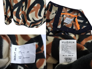 新品未使用 SAINT MICHAEL セントマイケル FLEECE PLOVR フリースプルオーバー SM-YS1-0000-061 サイズL カモ柄 ポリエステル 中古 4c069473