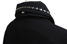 画像をギャラリービューアに読み込む, 極美品 WALES BONNER ウェールズボナー Delta Studded Jacket スタッズジャケット 23SS サイズ50 ウール ブラック 中古 4c069651