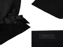 画像をギャラリービューアに読み込む, 極美品 PRADA プラダ パンツ SPH85 サイズ50 Re-Nylon トライアングルロゴ リサイクルナイロン ブラック 中古 4c069659