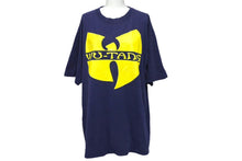 Load image into Gallery viewer, wu-wear ウーウェア 90s WU TANG CLAN Tシャツ ネイビー イエロー プリント コットン サイズXL 美品 中古 4c069668