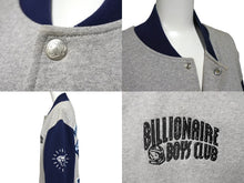 Load image into Gallery viewer, BILLIONAIRE BOYS CLUB ビリオネアボーイズクラブ スタジャン サイズXS コットン グレー 美品 中古 4c069681