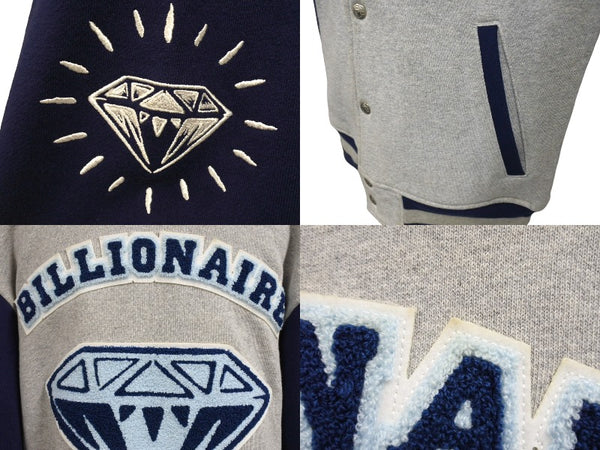BILLIONAIRE BOYS CLUB Billionaire Boys Club Stadium Jumper Size XS Cotton Gray Good Condition Used 4c069681