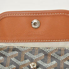 画像をギャラリービューアに読み込む, 極美品 GOYARD ゴヤール アンジュミニポーチ ハンドバッグ ANJOUSMINCG33TY33P ブラウン レザー PVC 中古 4a000697