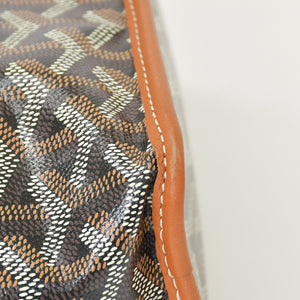 極美品 GOYARD ゴヤール アンジュミニポーチ ハンドバッグ ANJOUSMINCG33TY33P ブラウン レザー PVC 中古 4a000697