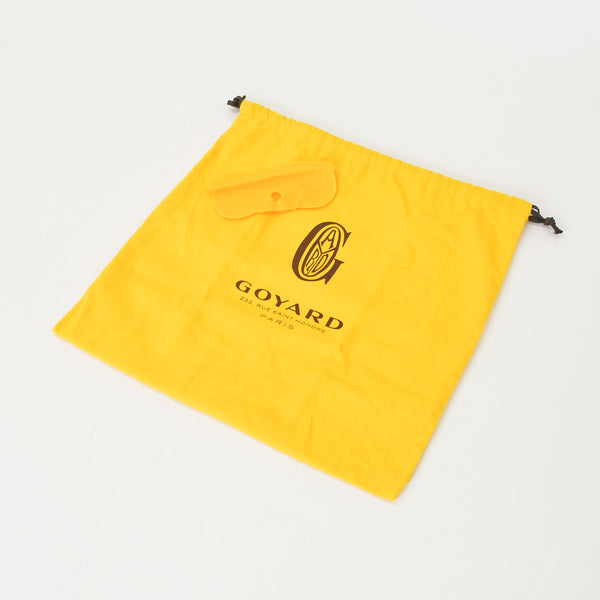 極美品 GOYARD ゴヤール アンジュミニポーチ ハンドバッグ ANJOUSMINCG33TY33P ブラウン レザー PVC 中古 4a000697