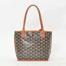 画像をギャラリービューアに読み込む, 極美品 GOYARD ゴヤール アンジュミニポーチ ハンドバッグ ANJOUSMINCG33TY33P ブラウン レザー PVC 中古 4a000697