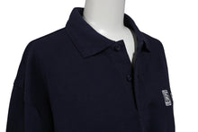 Load image into Gallery viewer, ROLLS ROYCE ロールスロイス ポロシャツ トップス ブランドロゴ コットン ネイビー ホワイト サイズM 美品 中古 4c069710