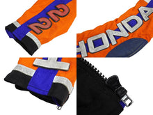 画像をギャラリービューアに読み込む, HONDA ホンダ 90s レーシング ジャケット マルチカラー ヴィンテージ アウター レザー コットン サイズXL 良品 中古 4c069713