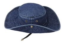 画像をギャラリービューアに読み込む, 新品同様 CHROME HEARTS クロムハーツ 24-25AW クランク ベイト フィッシング デニム ハット ブルー コットン ナイロン サイズM 中古 4c069730