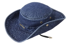 画像をギャラリービューアに読み込む, 新品同様 CHROME HEARTS クロムハーツ 24-25AW クランク ベイト フィッシング デニム ハット ブルー コットン ナイロン サイズM 中古 4c069730