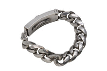 画像をギャラリービューアに読み込む, CHROME HEARTS クロムハーツ フローラルクロス IDブレスレット クラシックチェーン 重量約126.0g 腕周り約21cm 13リンク 美品 中古 4c069734