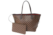 Load image into Gallery viewer, 新品未使用 LOUIS VUITTON ルイヴィトン ネヴァーフル MM トートバッグ N41358 ダミエ キャンバス ブラウン ゴールド金具 中古 4c069760