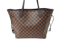 Load image into Gallery viewer, 新品未使用 LOUIS VUITTON ルイヴィトン ネヴァーフル MM トートバッグ N41358 ダミエ キャンバス ブラウン ゴールド金具 中古 4c069760