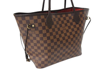 Load image into Gallery viewer, 新品未使用 LOUIS VUITTON ルイヴィトン ネヴァーフル MM トートバッグ N41358 ダミエ キャンバス ブラウン ゴールド金具 中古 4c069760