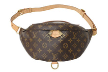 画像をギャラリービューアに読み込む, 極美品 LOUIS VUITTON ルイヴィトン ボディバッグ M43644 バムバッグ ブラウン モノグラムキャンバス 中古 4c069774
