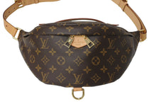画像をギャラリービューアに読み込む, 極美品 LOUIS VUITTON ルイヴィトン ボディバッグ M43644 バムバッグ ブラウン モノグラムキャンバス 中古 4c069774