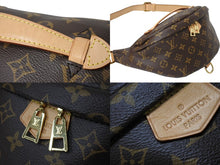 画像をギャラリービューアに読み込む, 極美品 LOUIS VUITTON ルイヴィトン ボディバッグ M43644 バムバッグ ブラウン モノグラムキャンバス 中古 4c069774