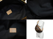 画像をギャラリービューアに読み込む, 極美品 LOUIS VUITTON ルイヴィトン ボディバッグ M43644 バムバッグ ブラウン モノグラムキャンバス 中古 4c069774