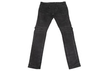 Load image into Gallery viewer, BALMAIN バルマン デニム パンツ ブラック ボトムス バイカー コットン サイズ29 S5HT551 美品 中古 4c069791