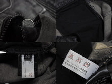 Load image into Gallery viewer, BALMAIN バルマン デニム パンツ ブラック ボトムス バイカー コットン サイズ29 S5HT551 美品 中古 4c069791