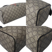 Load image into Gallery viewer, GUCCI グッチ ハンドバッグ 190257 497717 GGスプリーム タトゥープリント ハートチャーム レザー ゴールド金具 美品 中古 4c069810