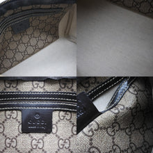 Load image into Gallery viewer, GUCCI グッチ ハンドバッグ 190257 497717 GGスプリーム タトゥープリント ハートチャーム レザー ゴールド金具 美品 中古 4c069810