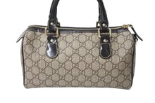 Load image into Gallery viewer, GUCCI グッチ ハンドバッグ 190257 497717 GGスプリーム タトゥープリント ハートチャーム レザー ゴールド金具 美品 中古 4c069810