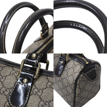 Load image into Gallery viewer, GUCCI グッチ ハンドバッグ 190257 497717 GGスプリーム タトゥープリント ハートチャーム レザー ゴールド金具 美品 中古 4c069810