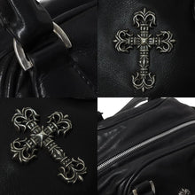 画像をギャラリービューアに読み込む, [USED/中古]CHROME HEARTS クロムハーツ ハンドバッグ  SQRRY JO FILI SM ブラック レザー シルバー925 シルバー金具 Bランク 中古 4c069821