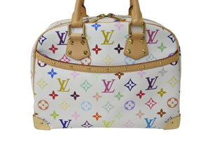 極美品 LOUIS VUITTON ルイヴィトン トゥルービル ハンドバッグ M92663 モノグラム マルチカラー PVC レザー ゴールド金具 中古 4c069826