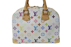 極美品 LOUIS VUITTON ルイヴィトン トゥルービル ハンドバッグ M92663 モノグラム マルチカラー PVC レザー ゴールド金具 中古 4c069826