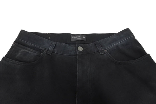 Very good condition BALENCIAGA DENIM SIZE STICKER BAGGY LARGE BAGGY FIT denim pants 767977 Size S Washed Used 4c069829