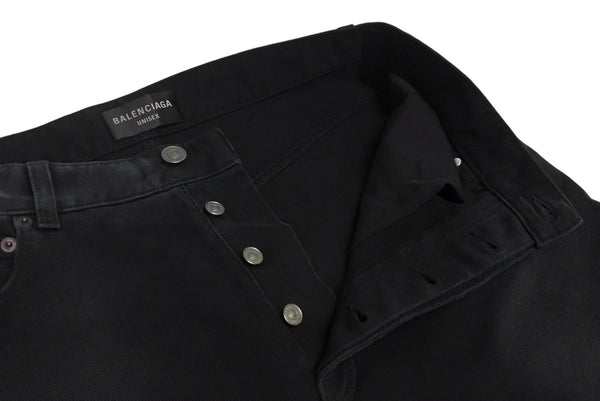 Very good condition BALENCIAGA DENIM SIZE STICKER BAGGY LARGE BAGGY FIT denim pants 767977 Size S Washed Used 4c069829