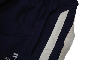 極美品 BALENCIAGA バレンシアガ Sporty B Track Pants トラックパンツ 675491 サイズ44 サイドライン ネイビー ナイロン 中古 4c069830