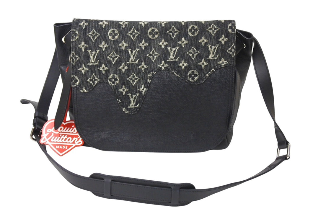 LOUIS VUITTON ルイヴィトン × NIGO コラボ ブザス トーキョー モノグラムドリップ ショルダーバッグ M45971 美品 中古 4c069839