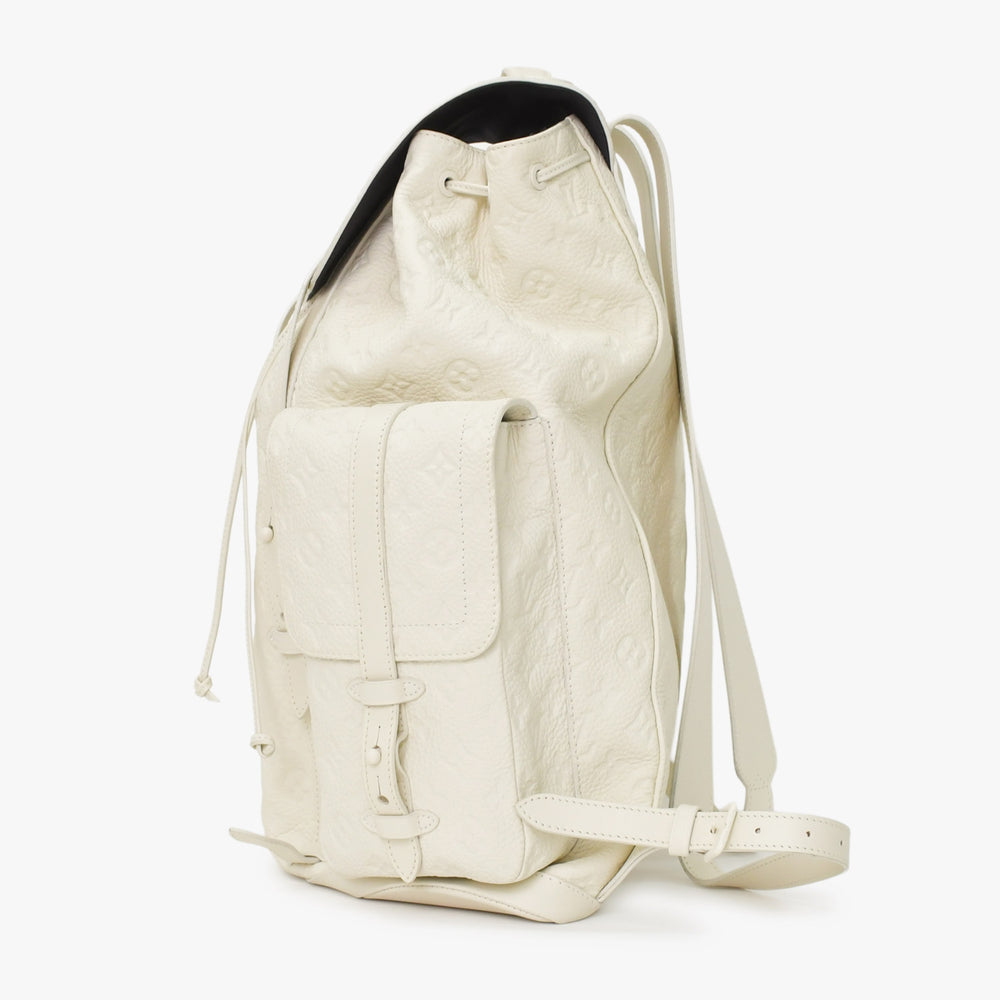新品同様 LOUIS VUITTON ルイヴィトン クリストファーGM リュック バックパック M53286 モノグラム アンプラント ヴァージルアブロー 中古 4a000700