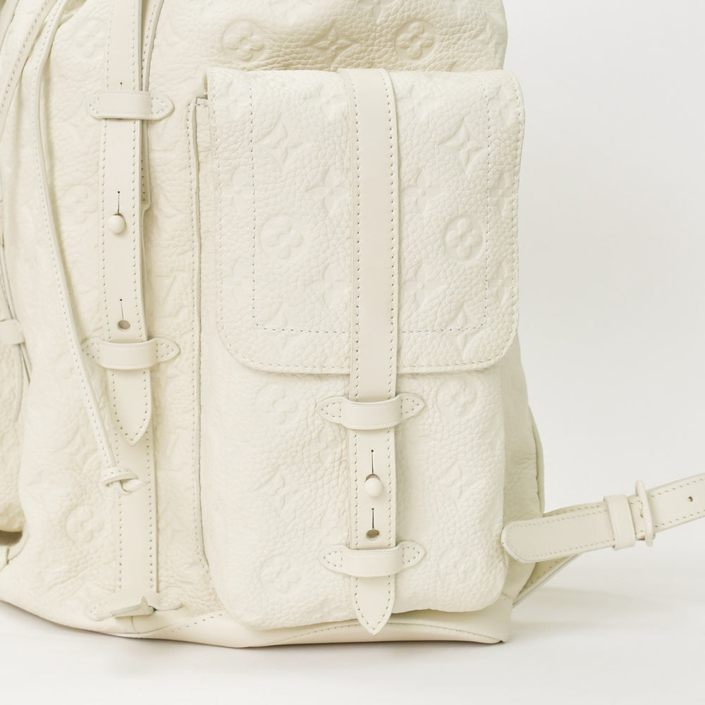 新品同様 LOUIS VUITTON ルイヴィトン クリストファーGM リュック バックパック M53286 モノグラム アンプラント ヴァージルアブロー 中古 4a000700