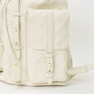 Like new LOUIS VUITTON Christopher GM Rucksack Backpack M53286 Monogram Empreinte Virgil Abloh Used 4a000700