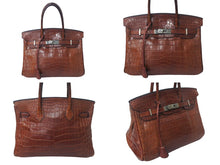 Load image into Gallery viewer, HERMES エルメス BIRKIN バーキン30 ハンドバッグ ポロサス ゴールド金具 E刻印 ゴールド ブラウン 4c700022