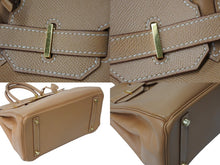 Load image into Gallery viewer, 極美品 HERMES エルメス BIRKIN バーキン30 ハンドバッグ ナチュラル クシュベル ゴールド金具 □B刻印 中古 4c700027