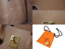 Load image into Gallery viewer, 極美品 HERMES エルメス BIRKIN バーキン30 ハンドバッグ ナチュラル クシュベル ゴールド金具 □B刻印 中古 4c700027