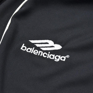 新品同様 BALENCIAGA バレンシアガ 24SS PARIS SOCCER パリ サッカーゲームシャツ 778972 サイズ1 ブラック 中古 4a007004