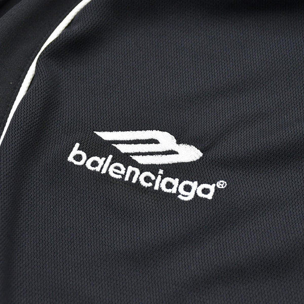 新品同様 BALENCIAGA バレンシアガ 24SS PARIS SOCCER パリ サッカーゲームシャツ 778972 サイズ1 ブラック 中古 4a007004