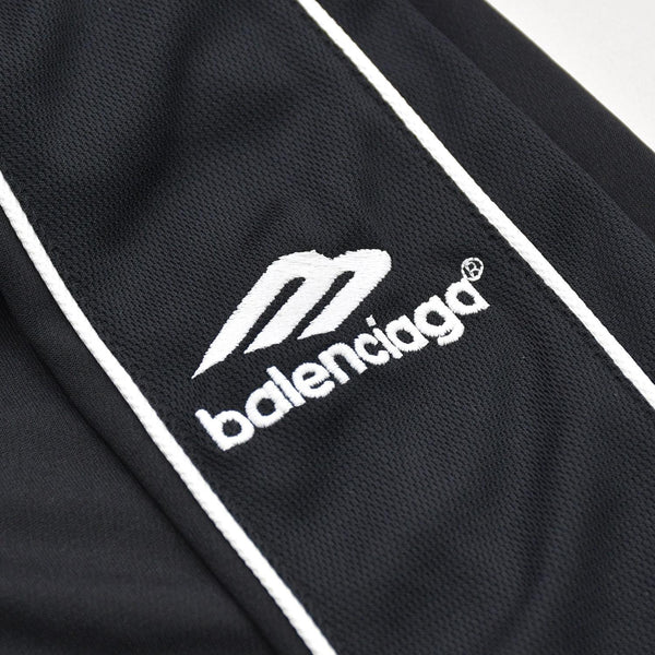 新品同様 BALENCIAGA バレンシアガ 24SS PARIS SOCCER パリ サッカーゲームシャツ 778972 サイズ1 ブラック 中古 4a007004