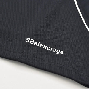新品同様 BALENCIAGA バレンシアガ 24SS PARIS SOCCER パリ サッカーゲームシャツ 778972 サイズ1 ブラック 中古 4a007004