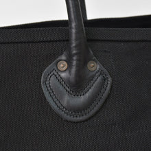 Load image into Gallery viewer, 新品未使用 KAPITAL キャピタル MILK BAG XXL ミルクバッグ XXL トートバッグ K1804XB807 キャンバス レザー ブラック 中古 4c070345