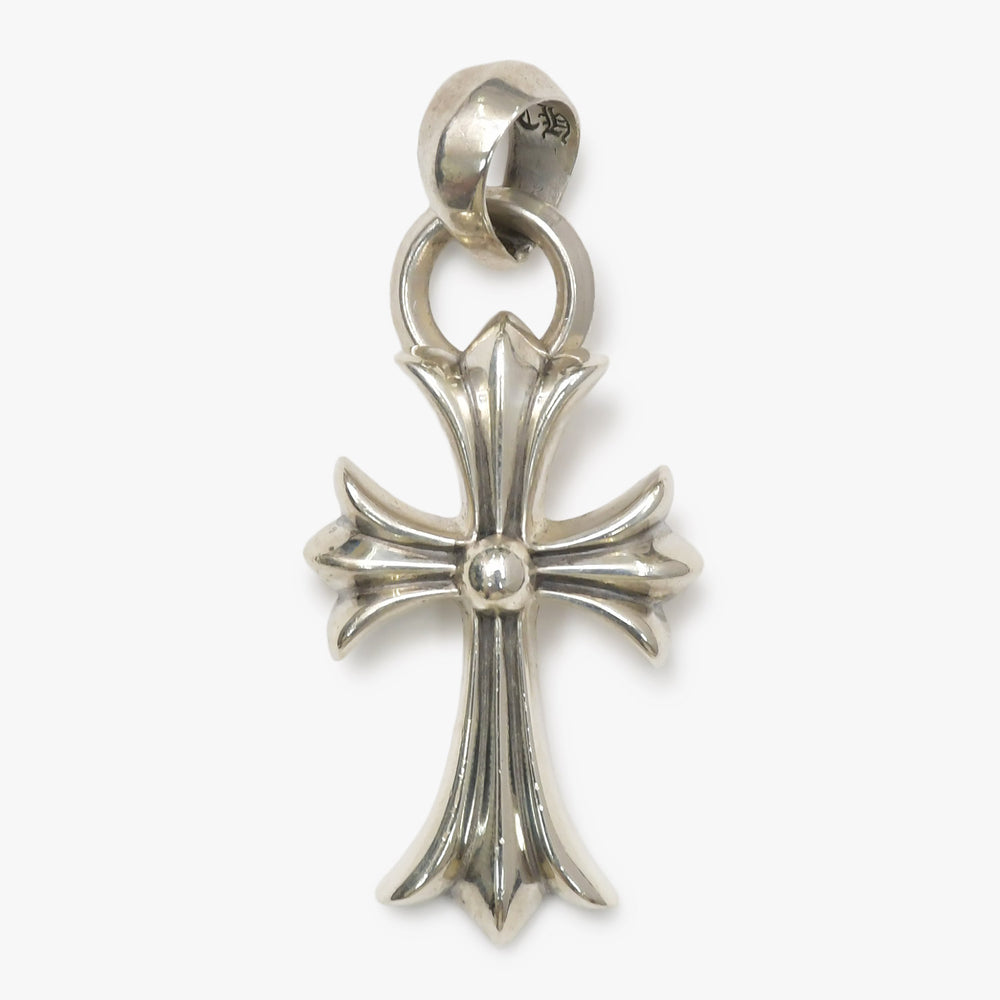 CHROME HEARTS クロムハーツ スモールCHクロス ウィズベイル ペンダント チャーム 重量約22.63g シルバー シルバー925 美品 中古 4a007036