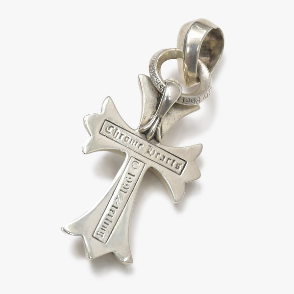 CHROME HEARTS クロムハーツ スモールCHクロス ウィズベイル ペンダント チャーム 重量約22.63g シルバー シルバー925 美品 中古 4a007036