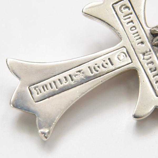 CHROME HEARTS クロムハーツ スモールCHクロス ウィズベイル ペンダント チャーム 重量約22.63g シルバー シルバー925 美品 中古 4a007036